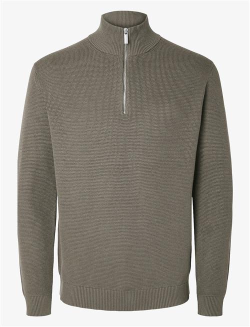 Selected | Slmdane Ls Knit Structure Half Zip Noos | XXL