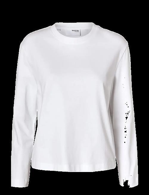 Selected | Slwessential Ls Boxy Tee Noos | M