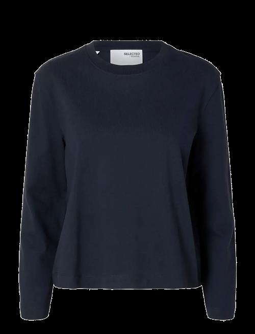 Selected | Slwessential Ls Boxy Tee Noos | XL