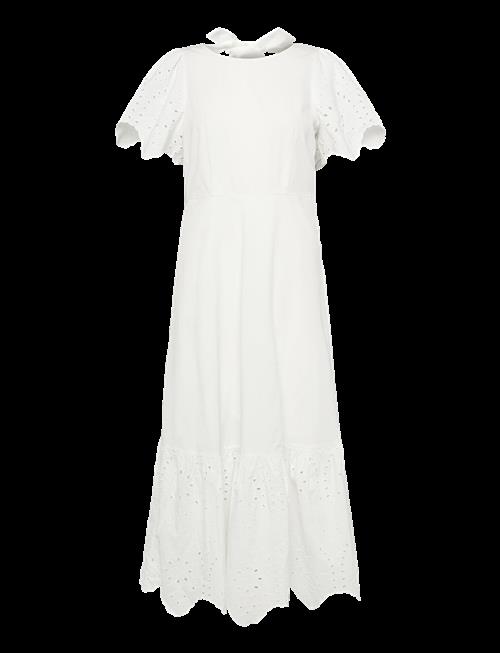 Selected | Slfkelli Ss Ankle Broderi Dress B | 42