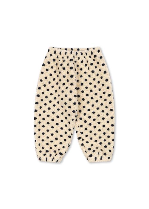 Konges Sløjd Jody Fleecebukser Med Plys Dot Lumiere  Dot Lumiere-5Y  Hvid  5 år  Piger