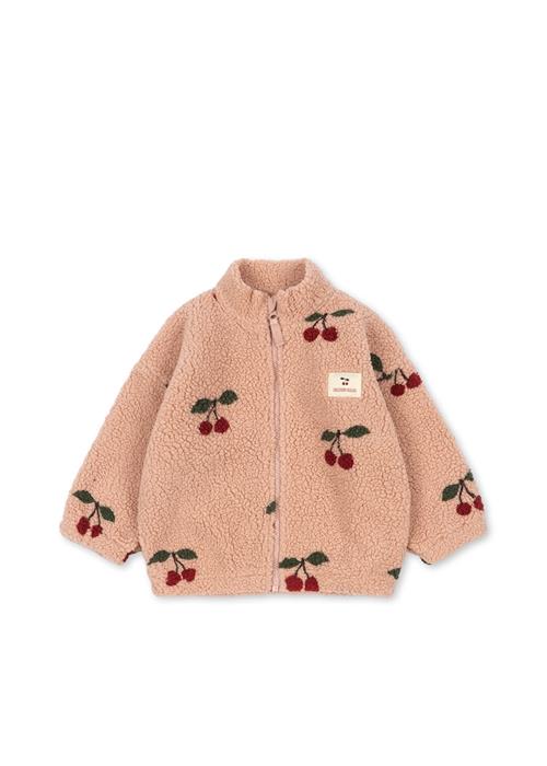 Konges Sløjd Jody Fleecejakke Med Pelskant Ma Grande Cerise Blush  Ma Grande Cerise Blush-12M  Lyserød  12 måneder  Piger