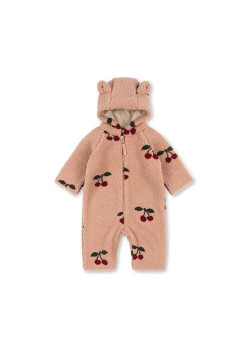 Konges Sløjd Jody Overalls I Fleece Med Plys Ma Grande Cerise Blush  Ma Grande Cerise Blush-18M  Lyserød  18 måneder  Piger