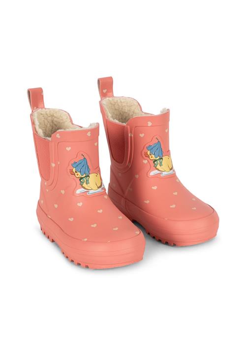 Konges Sløjd Roi Regnstøvler Coeur Feathers  Coeur Feathers-24  Lyserød  24 EU  Piger