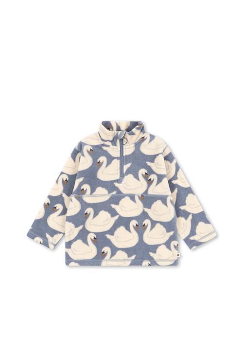 Konges Sløjd Tavi Fleece-sweatshirt Swan  Swan-2Y  Hvid  2 år  Piger