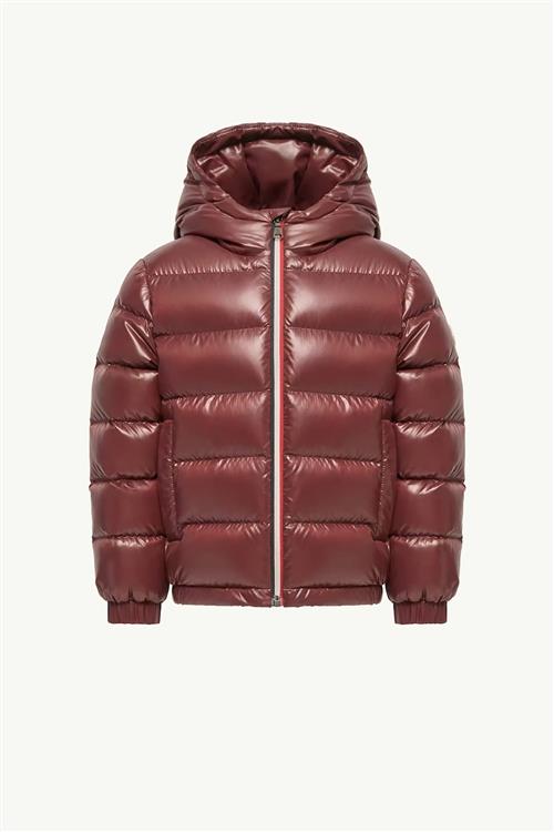 Moncler New Aubert Hooded Down Jacket Dark Red 152 cm  Rød  152 cm  Drenge