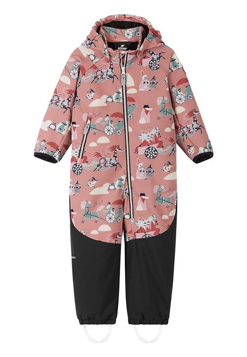 Reima Moomin Mjosa Softshell Coverall Rose Blush Rose Blush 104 cm  Brun  104 cm  Piger