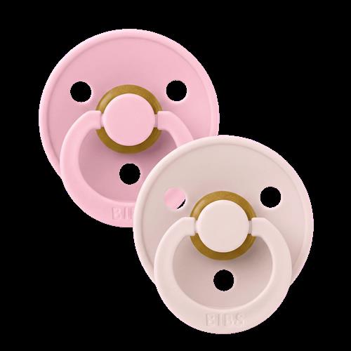 BIBS Colour 2-pak Latex-sutter Petal  Petal 6-18 M  Lyserød  6-18 M  Piger
