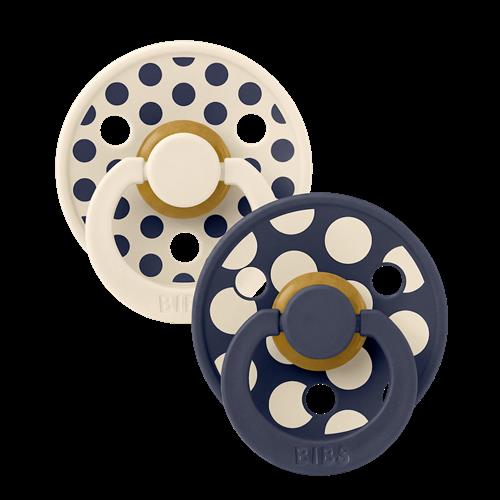 BIBS Studio Colour 2-pak Latex-sutter Ivory  Ivory 18 M +  Hvid  18 M +  Drenge, Piger