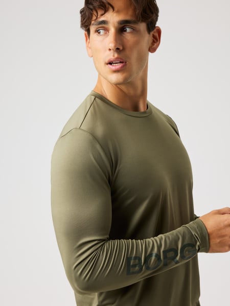 Björn Borg Borg Long Sleeve T-shirt Grøn, S