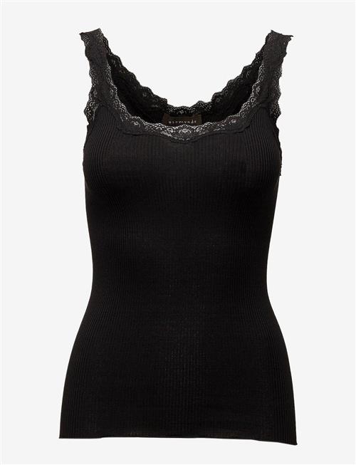 Rosemunde | Rwbabette Silk Sl Deep Back Lace Top | XL