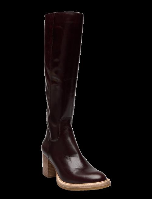 ANGULUS | Bootie - Block Heel - With Zippe | 39 x 25.80