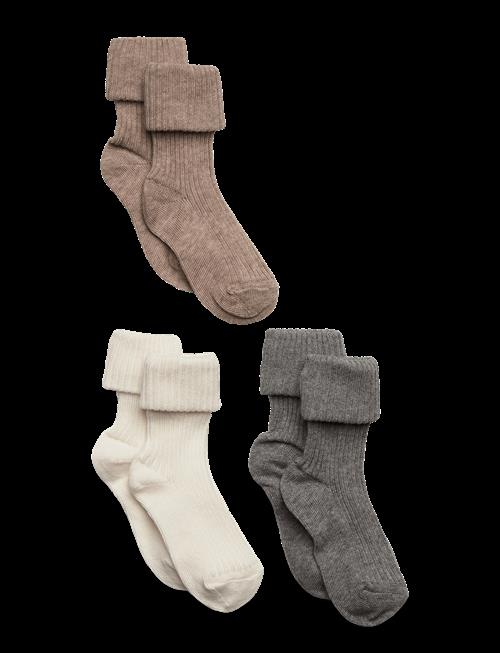 mp Denmark | Cotton Rib Baby Socks - 3-Pack | 22/24