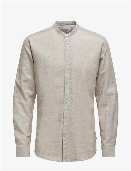 ONLY & SONS | Onscaiden Life Ls Linen Blend Mao Noos | XL