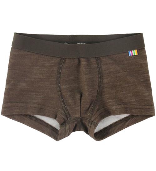Joha Boxershorts - Uld - Mørkebrun