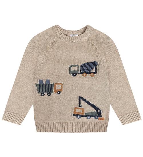 Hust and Claire Bluse - Strik - HcPelle - Beigemeleret m. Arbejd
