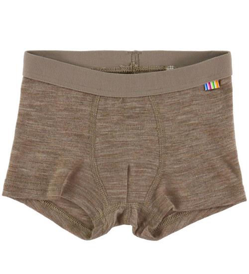 Joha Boxershorts - Uld/Silke - Brun