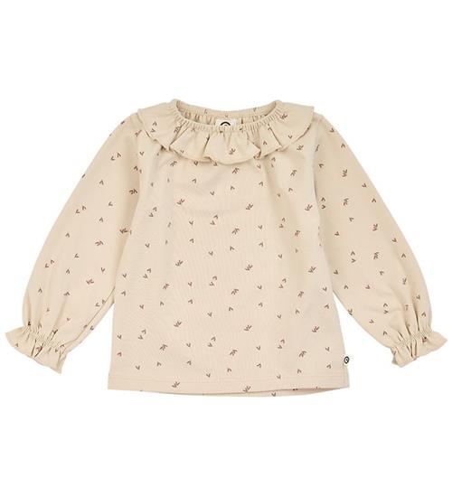 Müsli Bluse - Fleur Frill Collar - Oak/Walnut/Blush