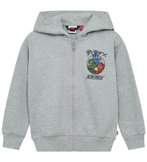 LEGOÂ® Ninjago Cardigan - LWSian 601 - Gråmeleret