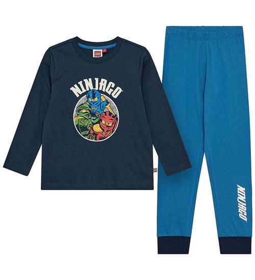 LEGOÂ® Ninjago Nattøj - LWAiko 600 - Navy/Blå m. Selvlysende