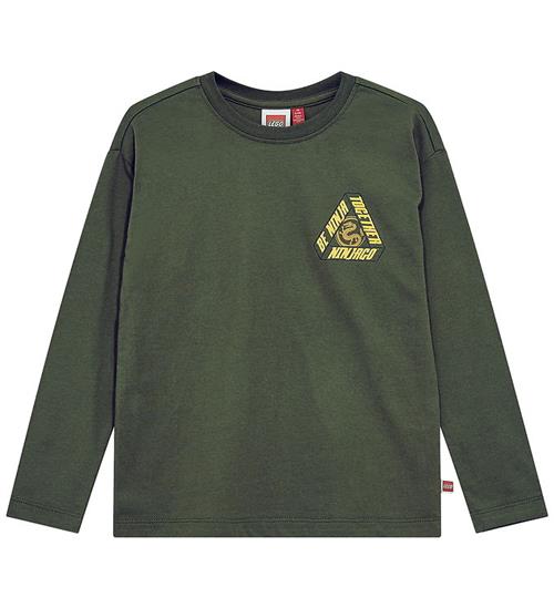 LEGOÂ® Ninjago Bluse - LWTaj 603 - Armygrøn m. Print