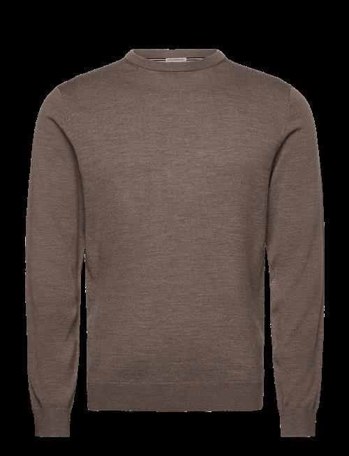 Lindbergh Black | 100  Merino Crew Neck Knit | L