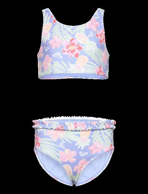 Roxy | Tropical Story Crop Top Set | 98