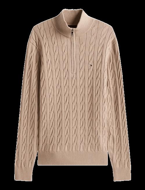 Tommy Hilfiger | Classic Cotton Cable Zip Mock | XXL
