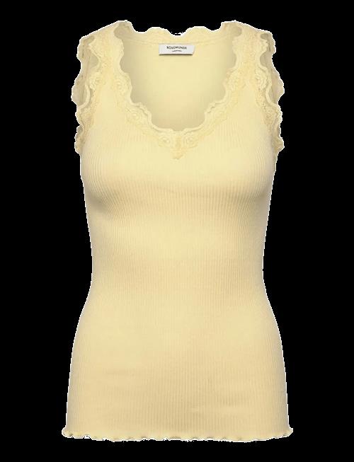 Rosemunde | Rwbeatha Silk Sl V-Neck Lace Top | M