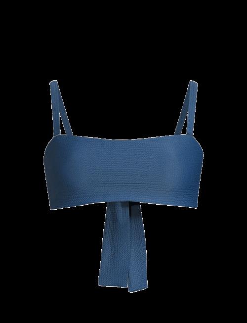 Casall | Waffle Bandeau Tie Back Bikini Top | 42