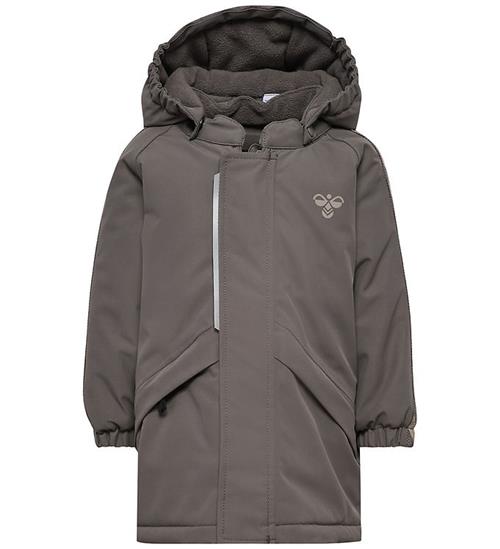 Hummel Vinterjakke - hmlMini Chevron - Tex - Dark Gull Gray