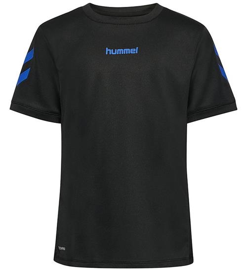 Hummel T-shirt - hmlBlaze - Black/Blue