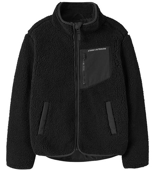 Name It Fleecejakke - NknMattia - Sort