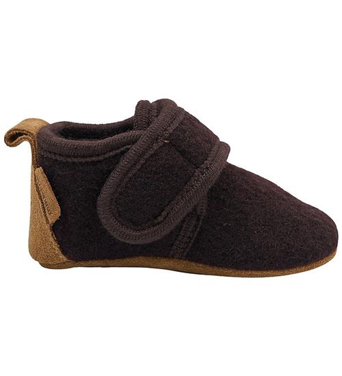 Mikk-Line Hjemmesko - Prewalker Uld - Raisin