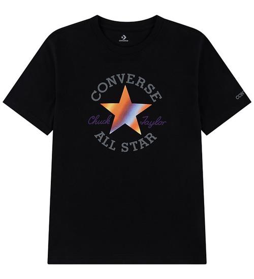 Converse T-shirt - Sort m. Orange