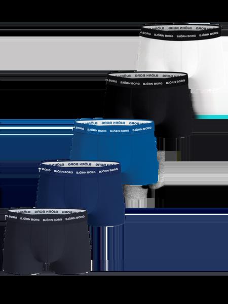 Björn Borg Cotton Stretch Trunks 5-pack Sort, M