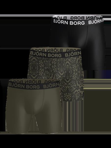 Björn Borg Sports Microfiber Boxers 3-pack Sort, XXL