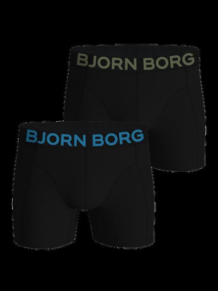 Björn Borg Organic Cotton Stretch Boxers 2-pack Sort, XS