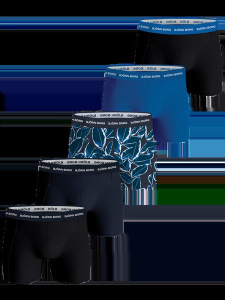 Björn Borg Cotton Stretch Boxers 5-pack Sort, M