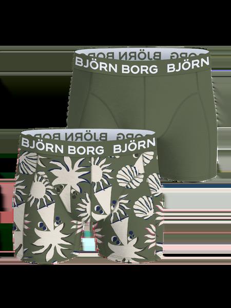Björn Borg Bamboo Cotton Blend Boxers 2-pack Grøn, M