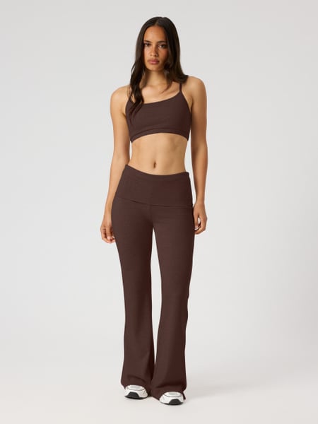 Björn Borg Studio Flow Folded Wide Pants Brun, S