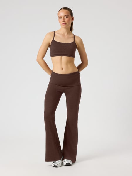 Björn Borg Studio Flow Folded Flare Tights Brun, S