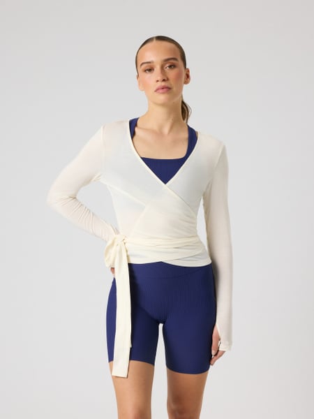 Björn Borg Studio Wrapped Top Hvid, S