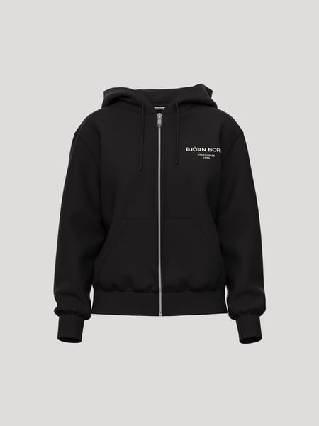 Björn Borg Borg Essential 1 Zip Hoodie Sort, S