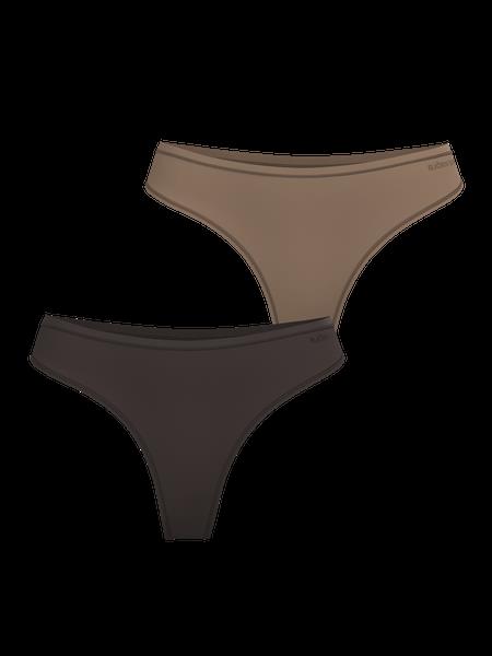 Björn Borg Comfort Thongs 2-pack Brun, XXL