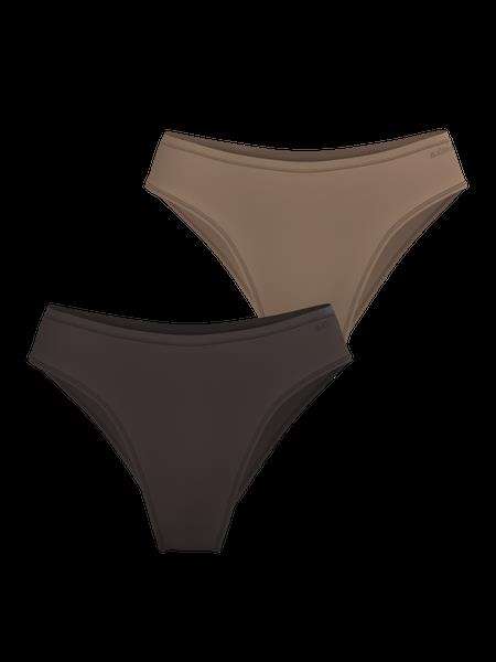 Björn Borg Comfort High Leg Briefs 2-pack Brun, XXL