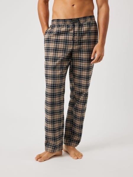 Björn Borg Core Flannel Pyjama Pants Beige, S