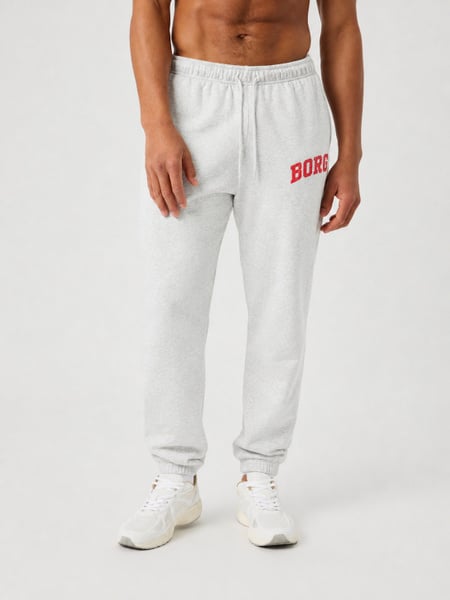 Björn Borg Borg Classic Print Sweatpants Grå, XXL