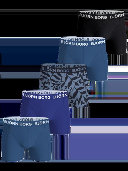 Björn Borg Cotton Stretch Boxers 5-pack Sort, 170