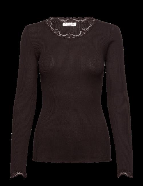 Rosemunde | Rwbabette Silk Ls Lace T-Shirt | XS